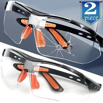 1/2pcs עין ברור חול למניעת Windproof בטיחות הרכיבה משקפי פרקו משקפיים עובד מעבדה בטיחות משקפי מגן משקפיים משקפיים
