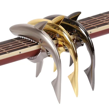 1 יח ' עדין כריש הגיטרה קאפו על אקוסטית חשמלית Guitarra נגינה Accessorie