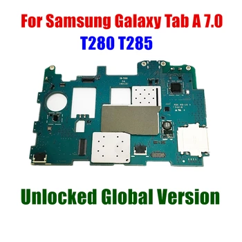 100% מקוריים סמארטפון Samsung Galaxy Tab 7.0 T280 T285 WIFI SIM מערכת הפעלה אנדרואיד לוח האם האיחוד האירופי גרסה לוח מלא צ ' יפס