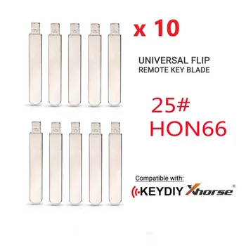 10pcs החלפת מתכת הפוך להב #25 Lishi HON66 KD מפתח להב עבור הונדה סיוויק Accord CR-V XR-V העיר HRV Venzel