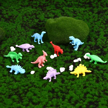 10Pcs מיני חיות דינוזאור צעצוע סימולציה מוצק דינוזאור נתוני פעילות דגם קלאסי עתיק אוסף