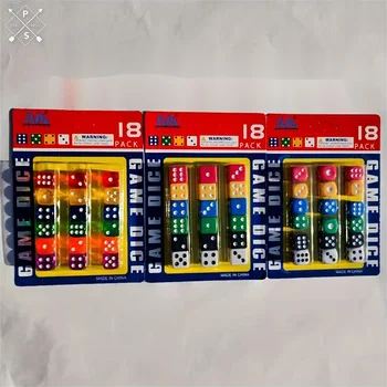 18 חלקים 14mm משחק קוביות Set - מושלם עבור ילדים & מבוגרים בכל הגילאים!
