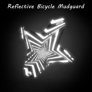 1PCS ENLEE MTB רעיוני Mudguard אופני כביש פנדר מתאים מזלג קדמי אחורי גלגל פנדר רעיוני בוץ שומר רכיבה על אופניים חלקים