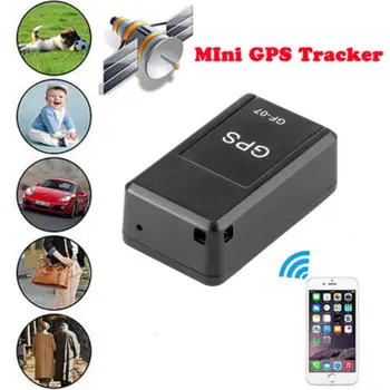 1PCs מיני GSM GPRS GPS ברכב גשש מגנטי רכב משאית איתור GPS Anti-lost הקלטה מכשיר מעקב יכול שליטה קולית GF07