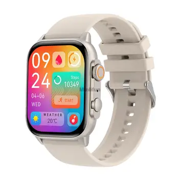 2023 HK95 אולטרה Smartwatch גברים, נשים, NFC מסך AMOLED שעון חכם Bluetooth שיחה החמצן בדם קצב הלב ספורט עמיד למים לצפות