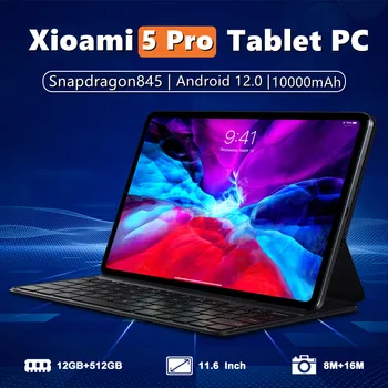2023 הגלובלית החדשה גרסת אנדרואיד Tablet 11 Pad 5 Pro 8800mAh Snapdragon 845 טבליות מחשב 5G Dual SIM-או WIFI HD 4K HD מסך