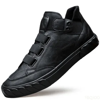 2023 ניו גברים של נעלי עור קוריאנית מגמה נוח בטלן גברים נעלי אופנה בריטי גברים גבוהים נעלי התעמלות גברים מוקסינים חדשים