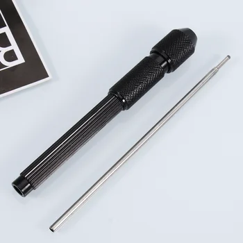 20Pcs איפור קובע מחזיק עט על העור סימון עט העור הגולש מקשטים עם מחזיק עט ( שחור מחזיק עט שחור עט מילוי )