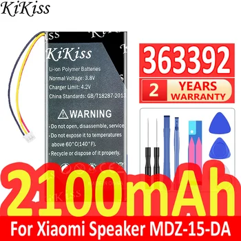 2100mAh נשקי לי סוללה חזקה 363392 עבור Xiaomi שיאו mi דובר MDZ-15-דה דיגיטלי Batteria