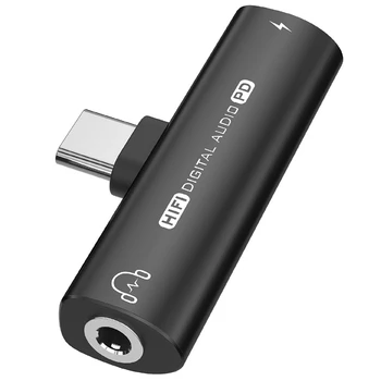 2In1 USB Type-C ל-USB C/3.5 מ 