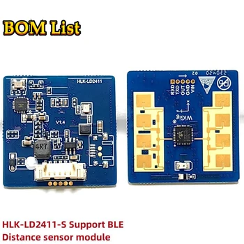 2PCS HLK-LD2411-S HLK-LD2411S היי-קישור 24G מיקרו-גל מכ 