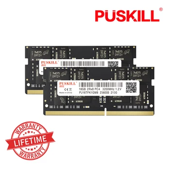 2PCS PUSKILL Memoria DDR4 Ram 16GB 8GB 4GB 3200MHz 2666MHz 2400MHz 260pin Sodimm המחברת על זיכרון המחשב הנייד