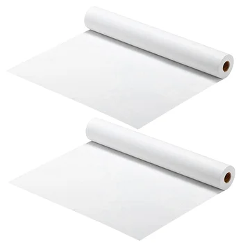 2pcs ציור לבן גלילי נייר ציור מקצועי נייר סקיצה ילדים תלמידים אמן גלילי נייר 45cm X 5m