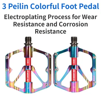 3 Peilin מצופה ללבוש צבעוני עמידות בפני קורוזיה דוושת האופניים M650 גדול לדרוך נושא הר דוושת האופניים