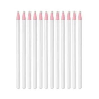 48 יח ' גירים לבנים עפרונות תפירה סימן העיפרון בד גיר לבן סמני תעשייתי בלתי ניתן למחיקה עפרונות