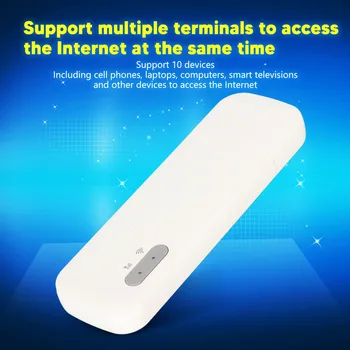 4G WiFi USB 10 התקני חיבור נייד תמיכה נתב נייד נקודה חמה WiFi עם ה Micro SIM-לחריץ כרטיס עבור טלפון לבן