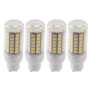 4X GU10 10W 5730 SMD 69 נורות LED LED תירס אור מנורת LED חיסכון באנרגיה 360 מעלות 200-240V לבן