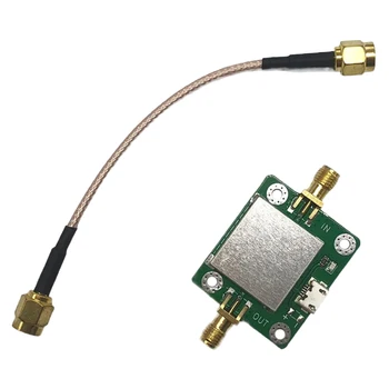 50M-6GHz רעש נמוך מגבר RF 20DB לקבל 50 מגבר RF עם USB אספקת חשמל נמל SMA כבלים Hackrf H2