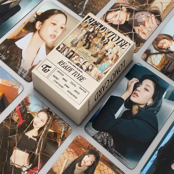 55 / סט Kpop פעמיים ITZY IU IVE אלבום כרטיס LOMO כרטיס האלבום את מרגישה באיכות גבוהה צילום כרטיס כרטיס הדפסה יופי מתנה
