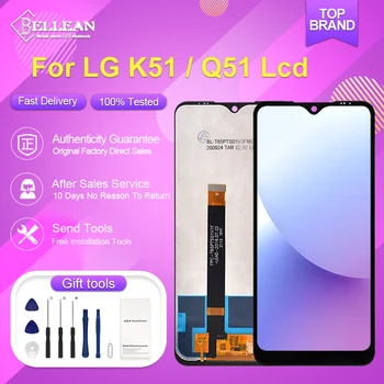 6.5 אינץ K51 תצוגה עבור LG Q51 מסך מגע Lcd דיגיטלית הרכבה LM-Q510N להציג החלפה ותיקון חלקים עם כלים