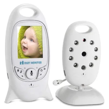 618 התינוק קורא לפקח bebes קון קאמארה 2.0 אינץ LCD IR לראיית לילה חיישן טמפרטורה 8 שירי ערש וידאו אינטרקום לתינוק fone