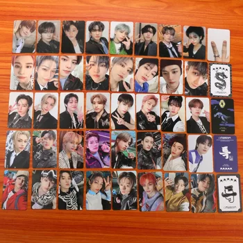 8pcs KPOP Straykids אלבום 5 כוכבים, Photocards מצד שני HD תמונה הדפסת גלויות אופנה רטרו סגנון קוריאני אוספים קלפים