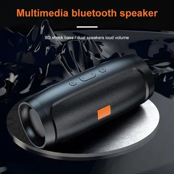 Bluetooth רמקול כפול רמקול סטריאו חיצוני Tfusb השמעה Fm שידור נייד סאב 50 הרמקול האלחוטי