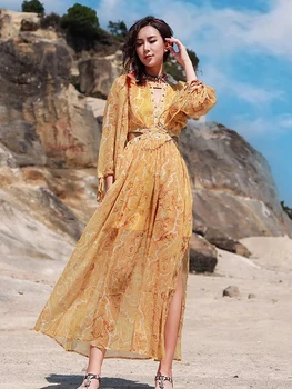 COCHONNET בוהמי שמלת חוף ים חופשה השמלה נסיעות ללבוש.