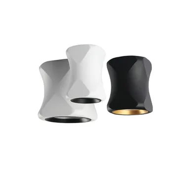 Downlight LED חדש אופנה נורדית בשחור-לבן על הקיר צינור וויק התקרה מעבר מסדרון מנורת המרפסת בסלון downlig