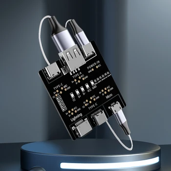 DT3 כבל USB הבוחן עם אור LED קצר על מיתוג בדיקת לוח לאייפון אנדרואיד USB Type-C טלוויזיה בכבלים תאריך גילוי