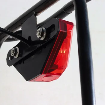Ebike קדמי ואחורי אור להגדיר קלט 24V 36V 48V 56V E-Bike מנורת LED אופניים חשמליים פנס, אורות הזנב