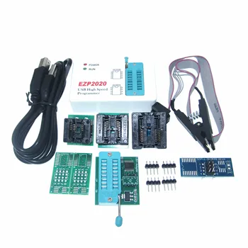 EZP2020 מהירות גבוהה USB SPI מתכנת + 7 מתאם טוב יותר EZP2013 EZP2010 2011Support 24 25 26 93 EEPROM 25 Flash Bios