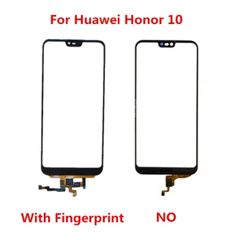 Honor10 החיצון מסך עבור Huawei הכבוד 10 דיגיטלית חיישן המגע הקדמי פנל תצוגת LCD החוצה זכוכית מכסה תיקון להחליף חלקים