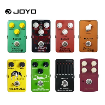 JOYO JF-01 JF-02 גיטרה השפעה פדאל אוברדרייב / Ultimate Drive / קראנץ ' עיוות / שלב / טרמולו / מדחס / 6-Band EQ