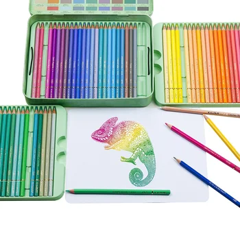 KALOUR 72 צבע אמנות בדיקה מיוחדת מסיסים במים צבעוניים עיפרון ציור מקצועי גרפיטי אספקה שומני עפרונות צבעוניים
