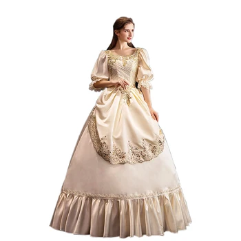 KEMAO ויקטוריאני רוקוקו מסיבת תחפושות מסיכות ערב הבמה מקהלה המאה ה-18 שמלת נשף
