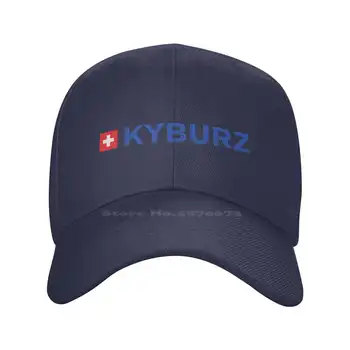 KYBURZ שוויץ AG לוגו אופנה באיכות דנים כובע סרוג כובע כובע בייסבול