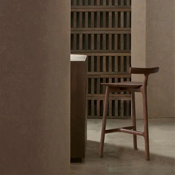 Luxery עץ כסאות אוכל נורדי אירופה במשרד סלון כסאות מטבח מודרני Sillas De Comedor עיצוב פנים