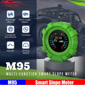 M95 האד רכב 4x4 Inclinometer חכם מדרון מד זווית מהירות לווין ה-GPS בזמן מחוץ לכביש רכב אביזרים תכליתי מטר