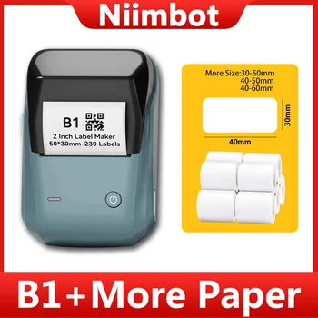 Niimbot B1 Mini נייד תרמי תווית דבק מדפסת ניידת מדבקה אלחוטית Inkless מדפסת Labeller יצרנית המכונה.