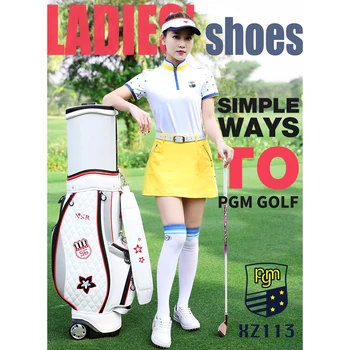 PGM גולף נעלי נשים נעלי ספורט אנטי להחליק לנשימה גולף ספורט נעליים מזדמנים סופר סיבי עמיד למים נעלי חוצות נעלי ספורט
