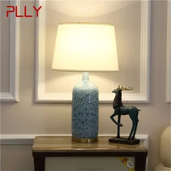 PLLY קרמיקה שולחן אור מנורת נחושת LED יוקרתיות התבנית על השולחן בבית