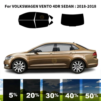 Precut nanoceramics המכונית UV גוון חלון ערכת רכב חלון סרט פולקסווגן ונטו 4DR סדאן 2018-2018