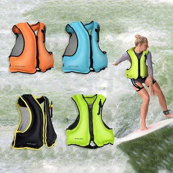 PVC הציפה חליפת הישרדות קל מתנפחים ספורט מים חיים ' קט נייד ללבוש עמיד בטוח עבור ילד מבוגר שחייה