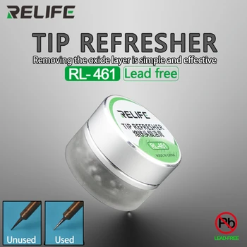 Relife RL-461 הלחמה טיפ רענון לנקות את הדבק על שכבת תחמוצת הסרת הלחמה ברזל טיפים ראש תחיית המתים קרם