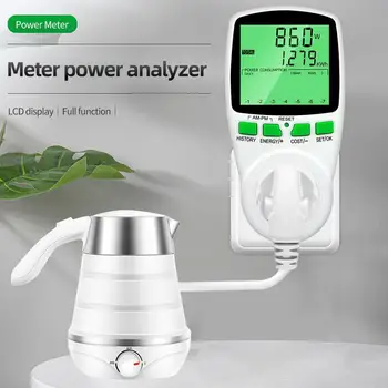 Smart AC מטר Wattmeter חיוב שקע מטר אנרגיה קוט 