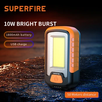 SuperFire G21 נייד עובד אור פנס חיצוני מגנטי חזק תיקון אוטומטי לפיד נטענת LED מכונת כלי תיקון