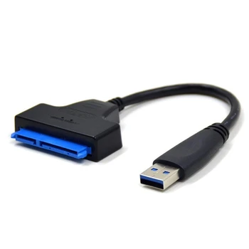 USB 3.0 ל-SATA כבל מתאם עבור 2.5 אינטש SSD/HDD כוננים - SATA to USB 3.0 חיצוני ממיר ו-כבל,USB 3.0 - SATA III