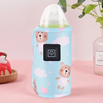 USB התינוק סיעוד בקבוק חימום כספת-חימום חלב מחממי ויסות טמפרטורה האכלה בבקבוק חם התיק אמא מעון נסיעות
