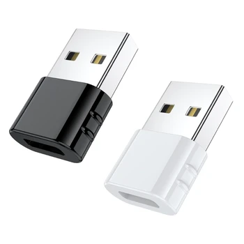 USB ל-USB C מתאם USB C נקבה ל-USB 2.0 זכר מתאם USB C למתאם USB סינכרון נתונים 480Mbps למתאם הטעינה